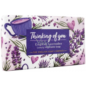 English Soap I'm thinking of you - Lavender natural perfumed toilet soap with shea butter 190 g