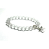 Crystal matt + Angel removable pendant, bracelet elastic natural stone, ball 8 mm / 16 - 17 cm, stone stones