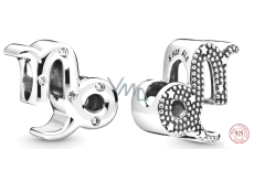 Charm Sterling silver 925 Zodiac sign Sparkling Capricorn, bead for bracelet