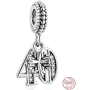 Charm Sterling silver 925 40 years of love, 2in1 anniversary bracelet pendant