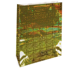 Nekupto Gift paper bag hologram 33 x 46 cm Gold