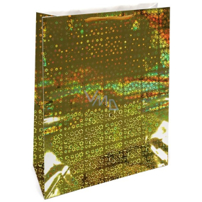 Nekupto Gift paper bag hologram 33 x 46 cm Gold