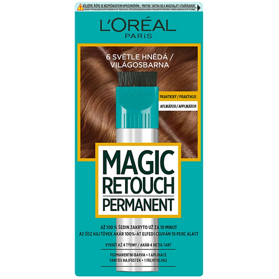 Magic Retouch Colours Loreal Paris Magic Retouch Permanent hair color 6 light brown 45 ml ...