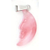 Rose Quartz Moon pendant natural stone, hand-polished figurine 2.2 x 10 mm, stone of love