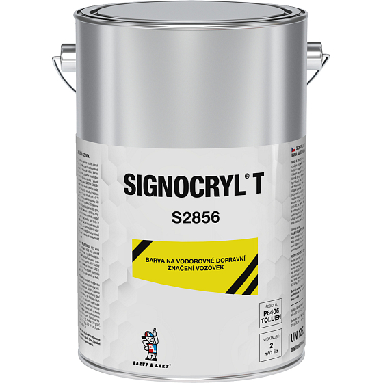 SIGNOCRYL T water-based paint for horizontal road marking S2856, 0620 yellow, 4 l