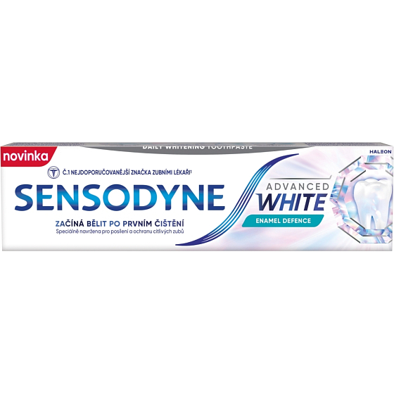 Sensodyne Advanced White Enamel Defence toothpaste for sensitive teeth, 75 ml