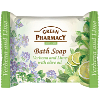 Green Pharmacy hand soap with olive oil Verbena & Lime, 100 g