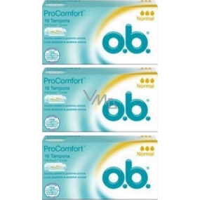 o.b. ProComfort Normal tampons 3 x 16 pieces