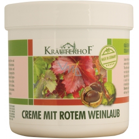 Krauterhof Cream of red vine leaves and red chestnut 250 ml