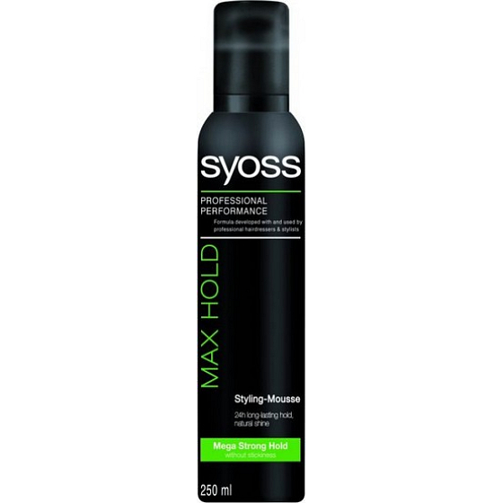 Syoss Max Hold megasile fixation maximum control foam hardener 250 ml