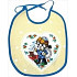 Baby Farlin Cotton bib with a picture of different motifs and colors 1 piece