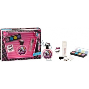 Mattel Monster High eau de toilette 50 ml + brush 4 pieces + lip gloss 4 x 1.2 + tattoo 1 piece, cosmetic set