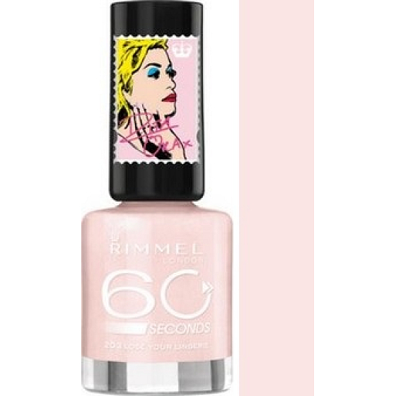 Rimmel London 60 Seconds by Rita Ora Nail Polish 203 Lose Your Lingerie 8 ml