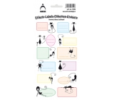 Arch Home stickers decorative cats 12 labels