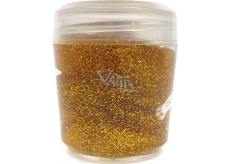 Ocean Glitter Gel shimmer for body and hair in golden gel 10 g