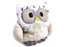 Albi Warm Plush Toy Snow Owl, 20 cm × 18 cm, 750 g