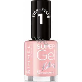 Rimmel London Super Gel By Kate Nail Polish 021 New Romantic 12 Ml Vmd Parfumerie Drogerie