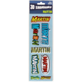 Nekupto 3D Stickers named Martin 8 pieces