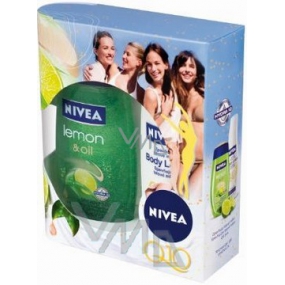 Nivea Kazlemon body lotion 250 ml + shower gel 250 ml, cosmetic set for women