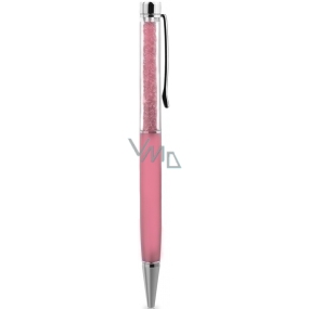 Nekupto For you ballpoint pen with crystals pink