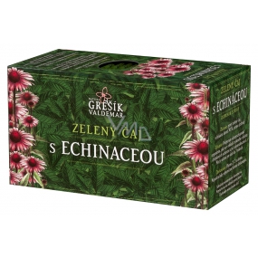 Grešík Green tea with echinacea with antioxidant effects 20 x 1.5 g