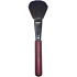 Cosmetic brush with synthetic bristles for powder burgundy handle 17 cm 30450