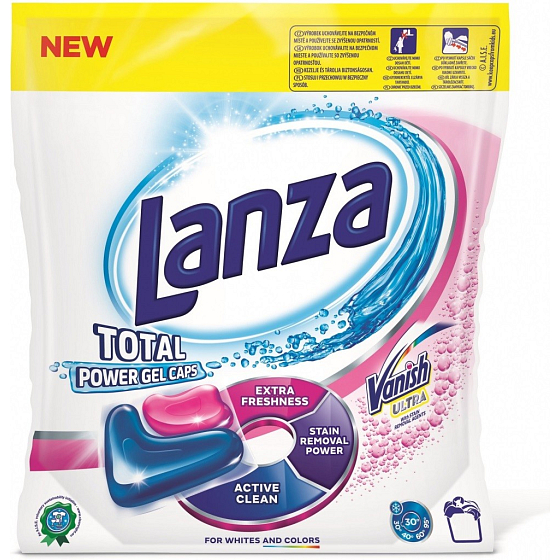 Lanza Total Power washing gel capsules with Vanish stains 42 pieces