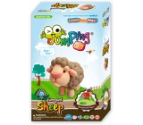 Jumping Clay Farma - Ovečka samoschnoucí modelovací hmota 51 g + papírová maketa + tvořítko 5+