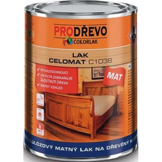 Colorlak Celomat C1038 nitrocellulose matte varnish for wooden furniture 0.75 ml