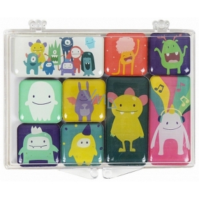 Albi Set of epoxy magnets Monsters 9 pieces