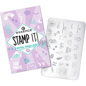 Essence Stamp It! stamp templates 01 Nails Just Wanna Have Fun!