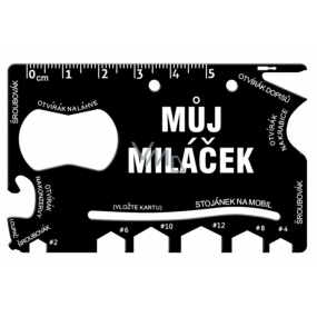 Albi Multi-tool for wallet My darling 8.5 cm x 5.3 cm x 0.2 cm