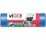 viGO! Trash bags, retractable, 13 µ, 60 liters 60 x 70 cm 13µ 10 pieces