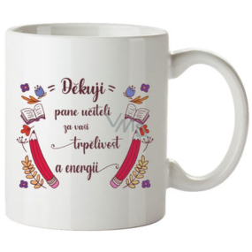 Bohemia Gifts Ceramic mug with a picture Thank you teacher 350 ml
