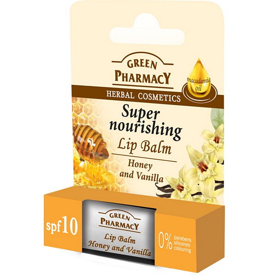 Green Pharmacy Honey and Vanilla SPF 10 Lip Balm 3.6 g