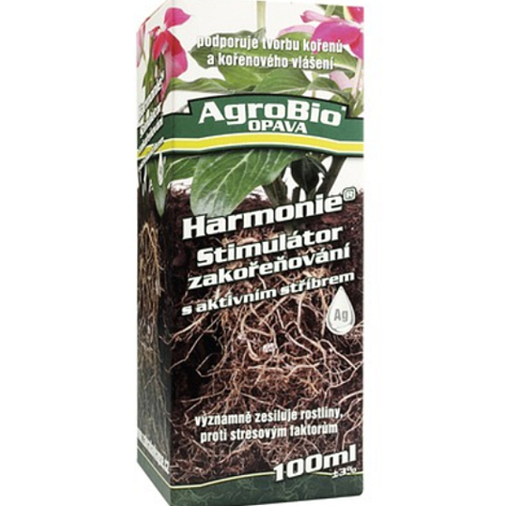 AgroBio Harmonie Rooting stimulator with active silver, strengthens plants and supports root formation 100 ml