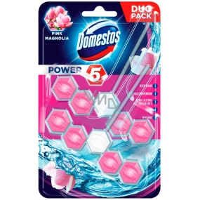 Domestos Power 5 Pink Magnolia Toilet rigid block 2 x 55 g