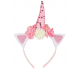 Unicorn headband universal pink 1 piece