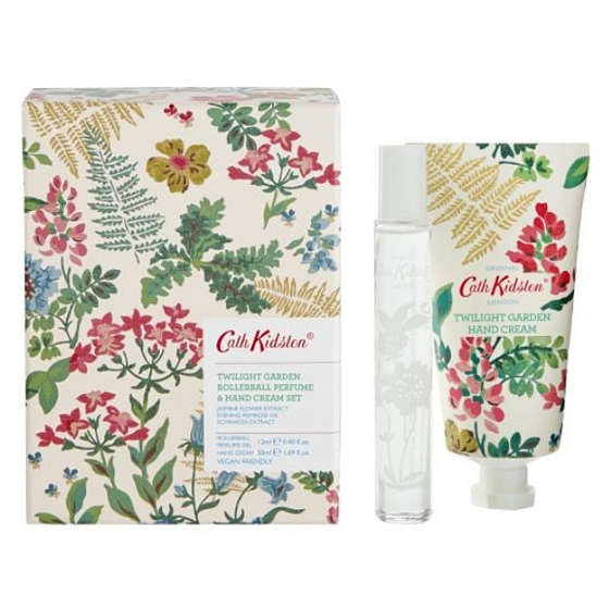 Heathcote & Ivory Twilight Garden Eau de Parfum Roll-On for Women 12 ml + Hand Cream 50 ml, Gift Set
