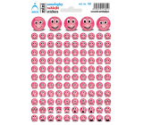 Arch School mini stickers Pink smileys 17 x 12 cm 168