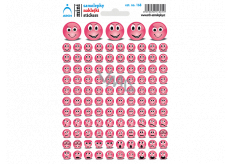 Arch School mini stickers Pink smileys 17 x 12 cm 168