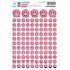 Arch School mini stickers Pink smileys 17 x 12 cm 168