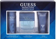 Guess Seductive Homme Blue eau de toilette for men 100 ml + shower gel 200 ml + deodorant spray 226 ml, gift set