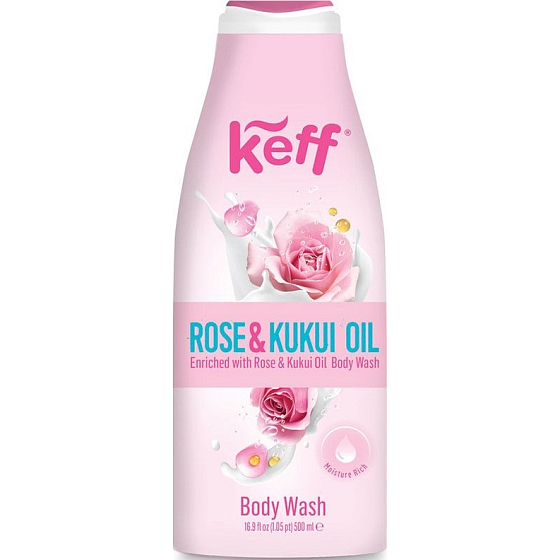 Keff Rose & Kukui oil cleansing body gel 500 ml