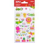 Apli Stickers Neon Animals stickers with animal motif 1 sheet 18044