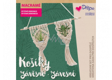 Ditipo Kreativní set - Drhání Závěsné košíky 21 x 21 x 3,5 cm