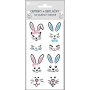 Easter water decals for eggs Emoji 19 x 9 cm 1 sheet