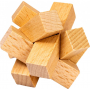 Albi Brain Factory Small Wooden Puzzle Cube of Skill 8,2 x 4,8 x 4,8 cm