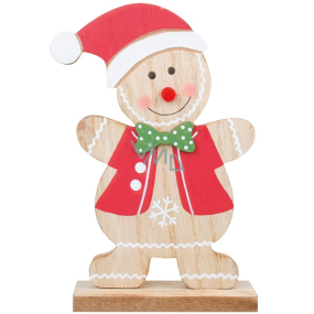 Wooden Christmas gingerbread house 16,5 cm