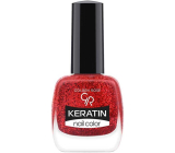 Golden Rose Keratin Nail Color Glitter Nail Lacquer 415 10,5 ml